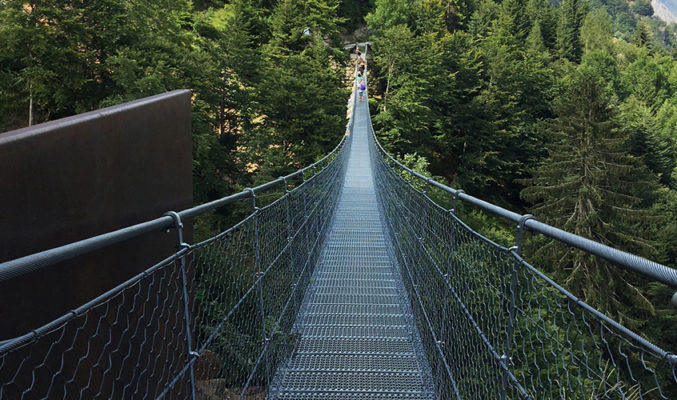 Ponte Tibetato - Itinerari in montagna